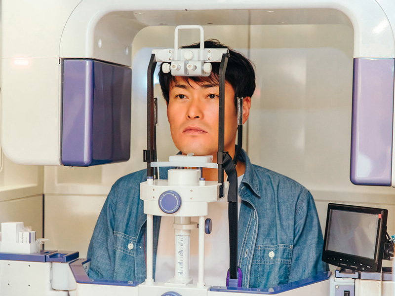 お口の状態の検査